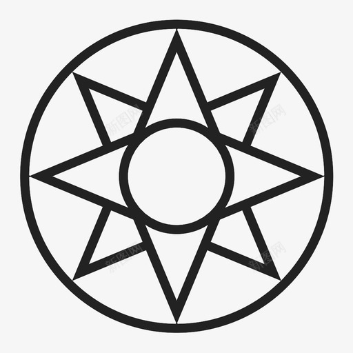 罗盘玫瑰历史符号伊什塔图标svg_新图网 https://ixintu.com 伊什塔 历史符号 导航 性 方位 爱 符号学 罗盘玫瑰 苏美尔人 风之玫瑰