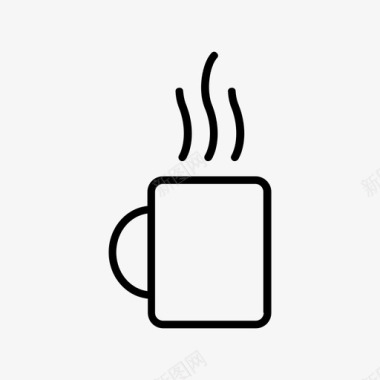 咖啡醒醒茶馆图标图标