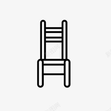 椅子餐桌椅休息图标图标