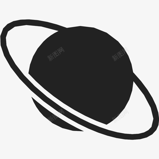 土星行星行星系统图标svg_新图网 https://ixintu.com 土星 外太空 天文学 天文学家 太阳系 行星 行星系统 轨道