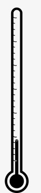 温度计实验室测量图标图标
