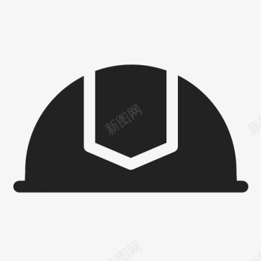 头盔安全帽防护图标图标
