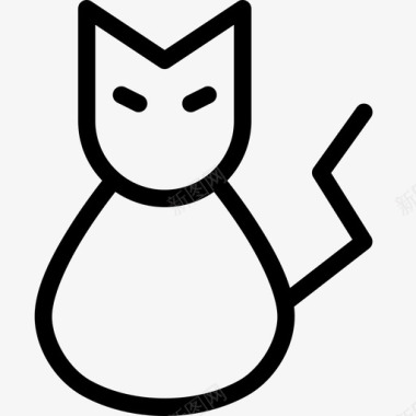 猫幽灵牛奶图标图标