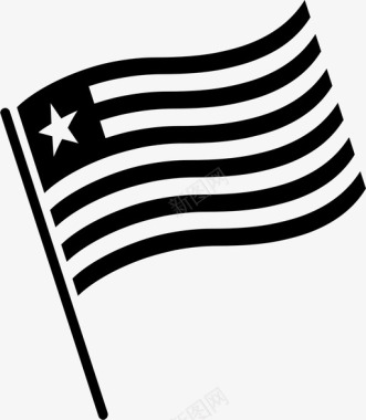 利比里亚国旗符号代表图标图标