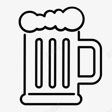 啤酒杯圣帕特里克图标图标