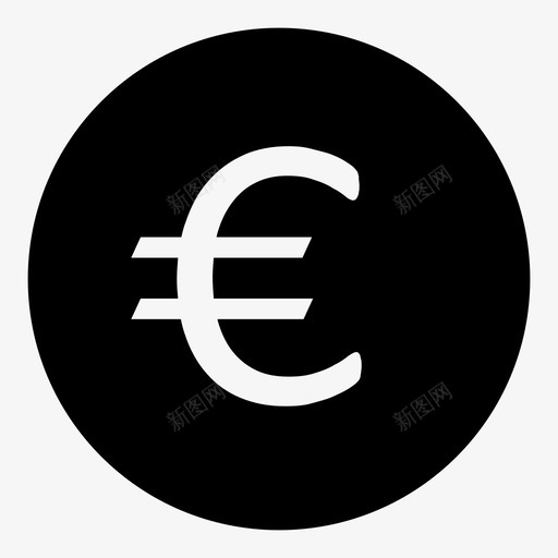 硬币银行现金图标svg_新图网 https://ixintu.com 人 办公室 欧元 现金 硬币 货币 金融 银行