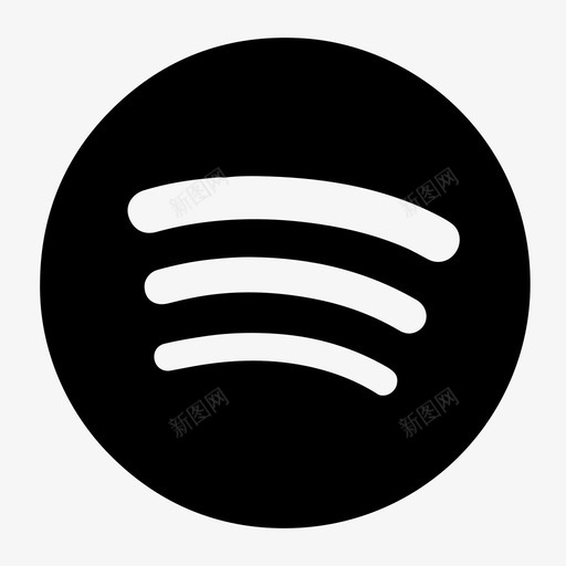 spotify图标svg_新图网 https://ixintu.com spotify