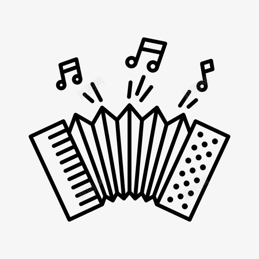 手风琴俄罗斯演奏图标svg_新图网 https://ixintu.com 乐器 俄罗斯 和声 手风琴 演奏 聚会 键盘乐器 音乐家 音乐节 音响