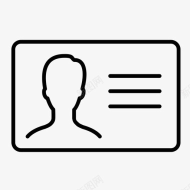 身份证个人资料照片id图标图标