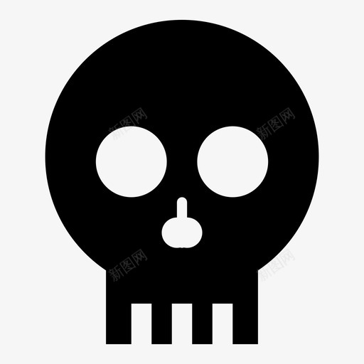死亡警告图标svg_新图网 https://ixintu.com 死亡 警告