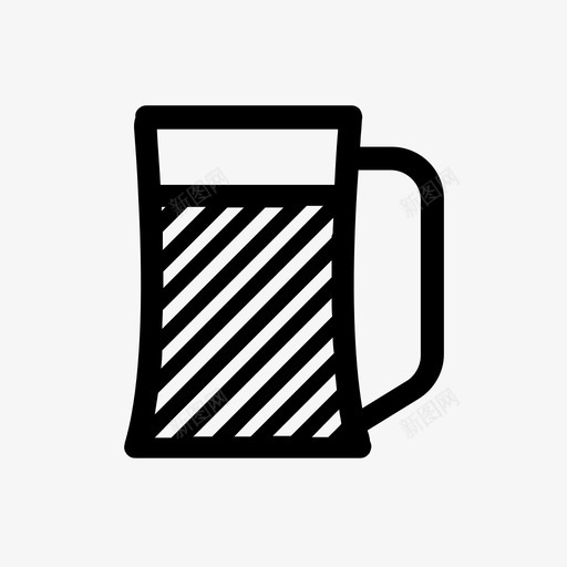 啤酒杯水晶器皿玻璃器皿图标svg_新图网 https://ixintu.com 啤酒图标 啤酒杯 啤酒瓶 水晶器皿 玻璃器皿