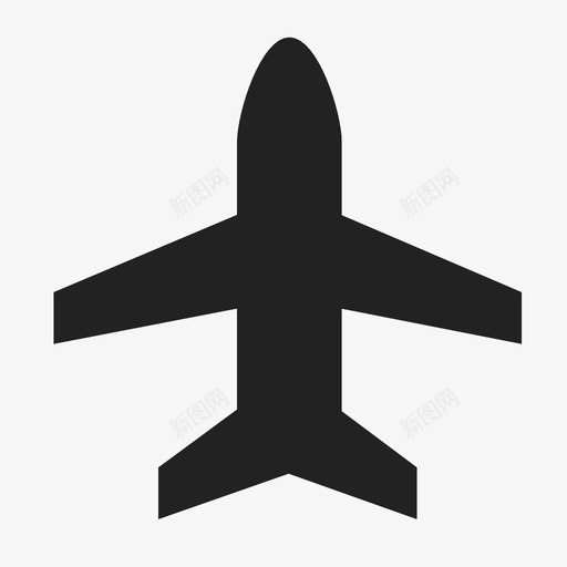 飞机旅行喷气式飞机图标svg_新图网 https://ixintu.com 喷气式飞机 引擎 旅行 机翼 机身 飞机