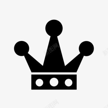 皇冠统治者皇室图标图标
