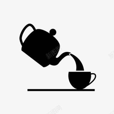 茶茶时间茶壶图标图标