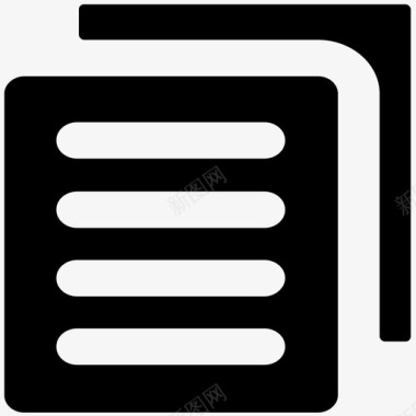 文档纸张流程电子表格图标图标