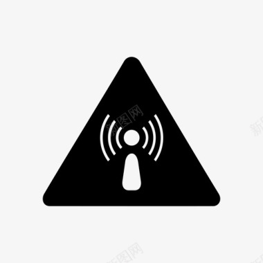 非电离辐射安全符号图标图标
