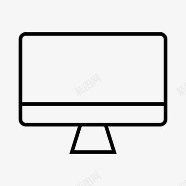 桌面计算机imac图标图标
