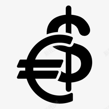货币外汇汇率图表图标图标