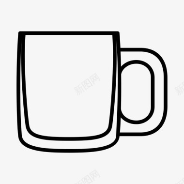 爱尔兰咖啡杯爱尔兰咖啡玻璃器皿图标图标