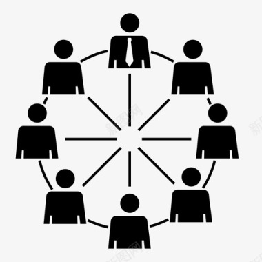 管理组织结构图管理结构图标图标