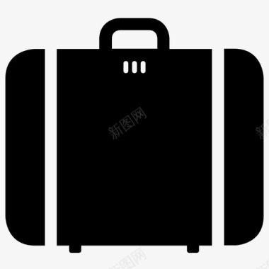 旅行箱行李酒店图标图标