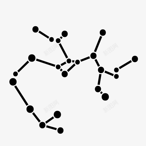 射手座星星天空图标svg_新图网 https://ixintu.com 写在星星上 半人马座 占星术 夜晚 天空 奇龙 射手 射手座 星座 星星