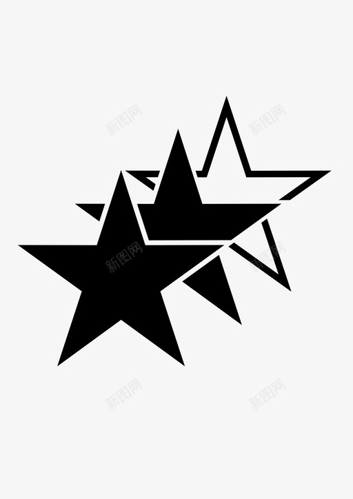 反馈评分星级图标svg_新图网 https://ixintu.com 三星级 双星级 反馈 星级 评分