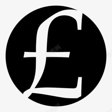 英镑货币付款图标图标