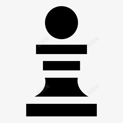 棋子棋手策略图标svg_新图网 https://ixintu.com 棋子 棋手 策略 运动