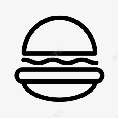 采购产品汉堡包牛肉面包图标图标