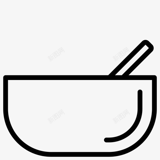 碗汤匙和碗汤图标svg_新图网 https://ixintu.com 早晨 早晨的日常工作 汤 汤匙和碗 燕麦片 盘子 砂锅菜 碗 稀粥 粗砂 锅