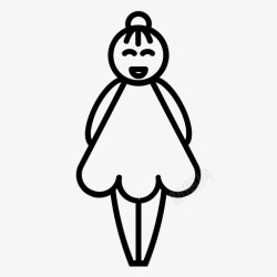 身材很好的小姐女孩女人身材图标高清图片