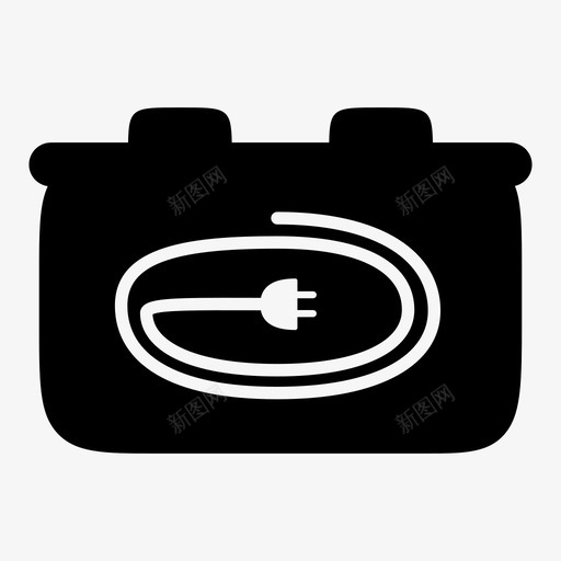 汽车电池卡车插头图标svg_新图网 https://ixintu.com 低 充电 卡车 插头 汽车电池 满 电动车 电池 电线 空