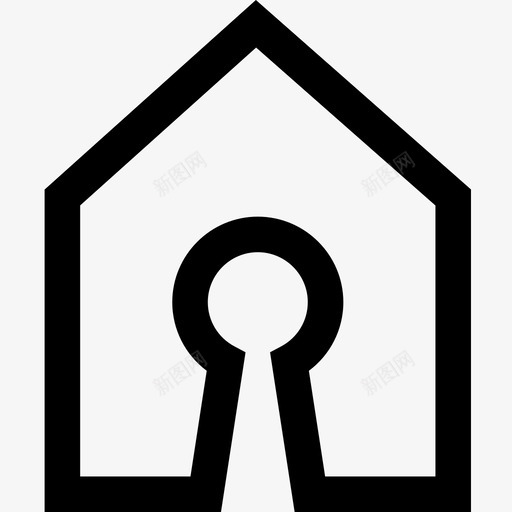 房子锁锁着的家安全的房子图标svg_新图网 https://ixintu.com 安全的 安全的家 安全的房子 家的安全的 房子安全的 房子锁 私人的 锁着的家 锁着的房子
