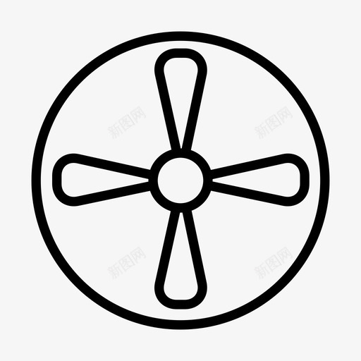 螺旋桨系统转子图标svg_新图网 https://ixintu.com 圆 推进器 机械 环形 电流 系统 螺旋桨 转子 风机 飞机