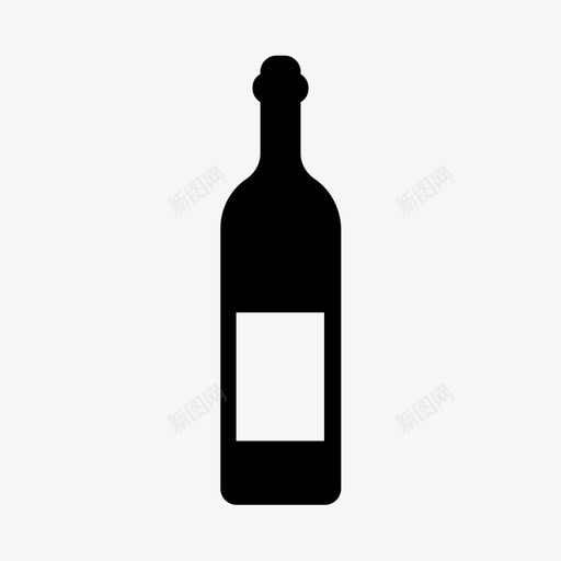 酒瓶聚会玻璃瓶图标svg_新图网 https://ixintu.com 庆祝 成人 玻璃瓶 聚会 酒瓶 饮料 香槟