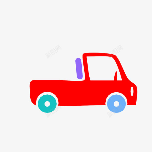 卡车低车道路图标svg_新图网 https://ixintu.com 低车 卡车 汽车 皮卡 车辆 运输 道路