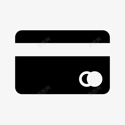 信用卡刷卡支付图标svg_新图网 https://ixintu.com 信用卡 借记卡 刷卡 卡支付 支付 现金 磁条 货币 银行