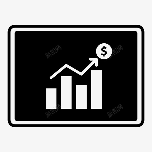 投资分析数据分析统计分析1图标svg_新图网 https://ixintu.com 投资分析 数据分析 统计分析1