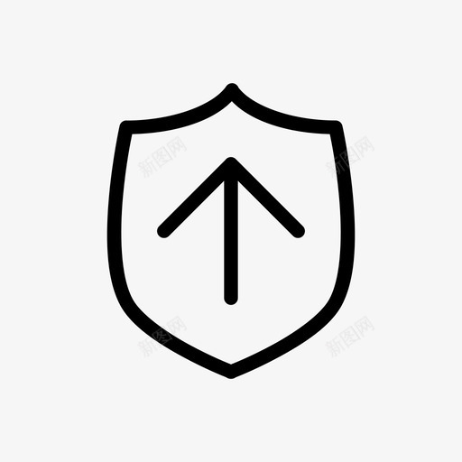 安全上传传输存储图标svg_新图网 https://ixintu.com 传输 共享 存储 安全 安全上传 安全防护 屏蔽 箭头 防护