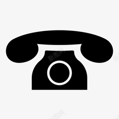 电话通讯旧的图标图标