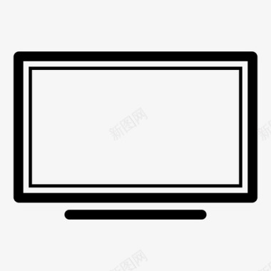 电视显示器媒体图标图标