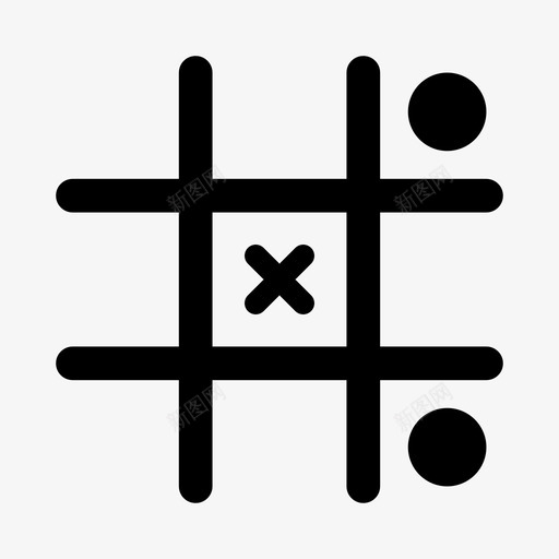 tictactoe文章游戏图标svg_新图网 https://ixintu.com tictactoe 对象 文章 材料 游戏 项目
