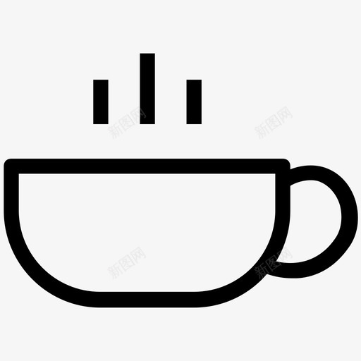 马克杯蒸汽热茶图标svg_新图网 https://ixintu.com 咖啡杯 杯茶 热茶 蒸汽 饮料 马克杯