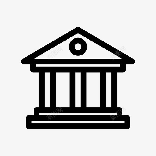 建筑政府模型图标svg_新图网 https://ixintu.com 万神殿 博物馆 建筑 房地产 政府 文化 模型 纪念碑 罗马 艺术 规划