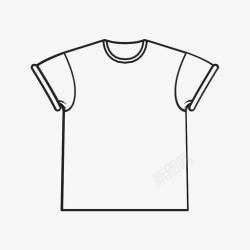 品牌T恤t恤服装品牌图标高清图片