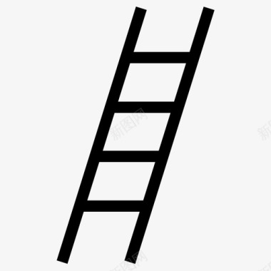 梯子楼梯木楼梯图标图标