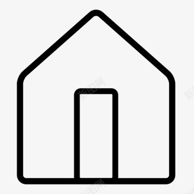 门建筑门道图标图标