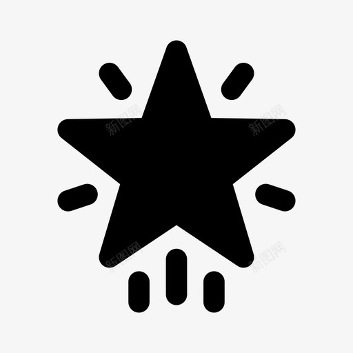 星星闪耀物体图标svg_新图网 https://ixintu.com 大拇指上下 星星 最佳 最爱 材料 物体 物品 第一 绘画 超级明星 闪耀