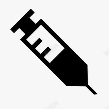 注射器疫苗针头图标图标